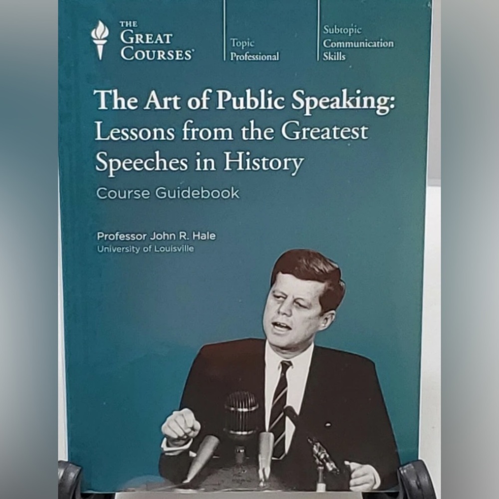 NWTs Great Courses: DVD/Book Set. “The Art of Public Speaking: Lessons…”